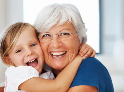hugs grandma. alert1 medical alert systems